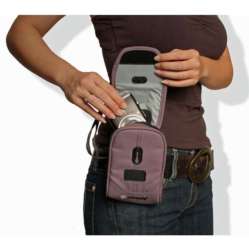 Bolsa antirrobo para cámara compacta